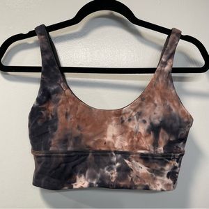 Lululemon Align Bra A/B- Diamond Dye Seashell Smokey Topaz/ Graphite Gray